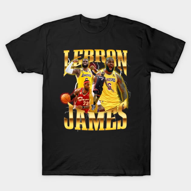 Lebron James T-Shirt by Orang Pea